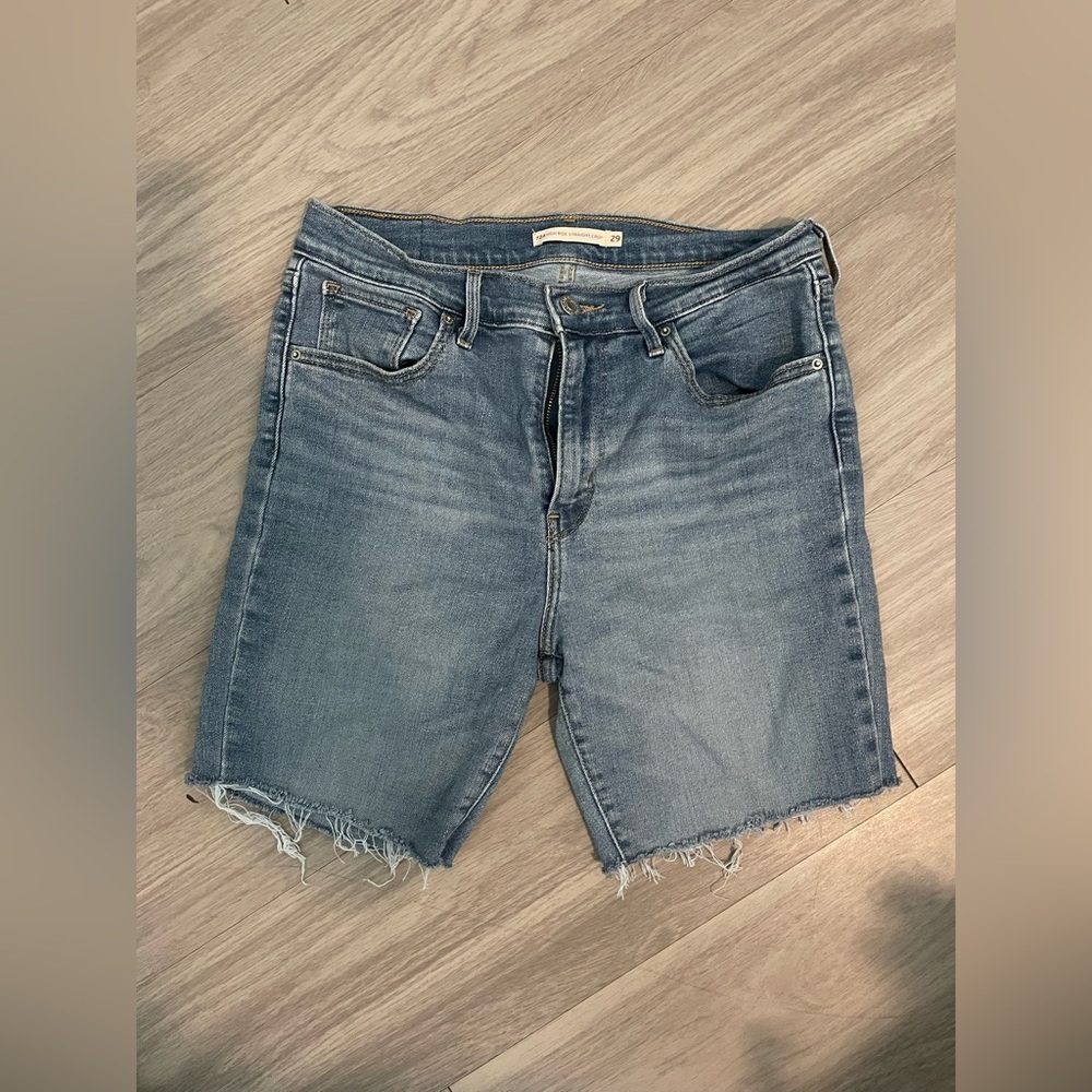 Levi's Blue Jean Shorts